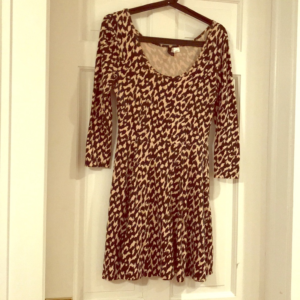 HM patterned jersey dress